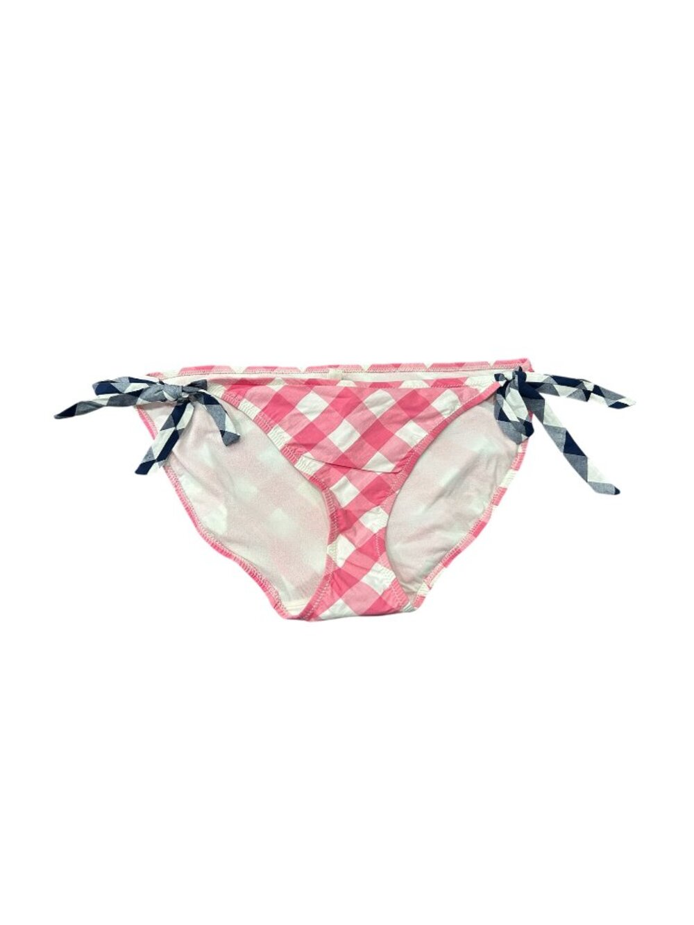 American Eagle XL Pink Gingham Bikini Bottoms Side Tie Straps Cottagecore Retro